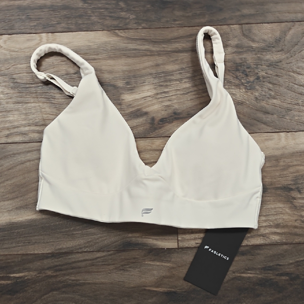 Fabletics White Sports Bra